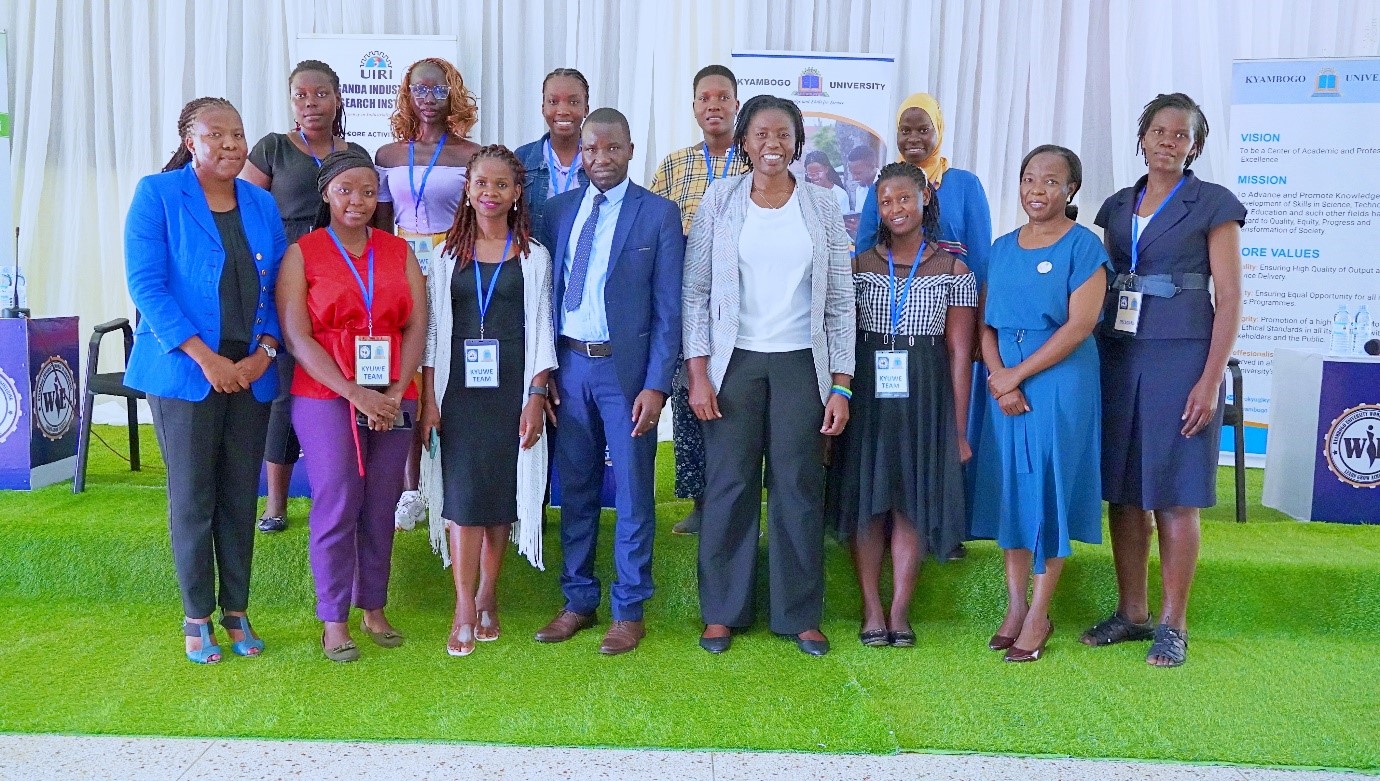 KYUWE committee with patron Dr. Charles Onyutha (Middle)