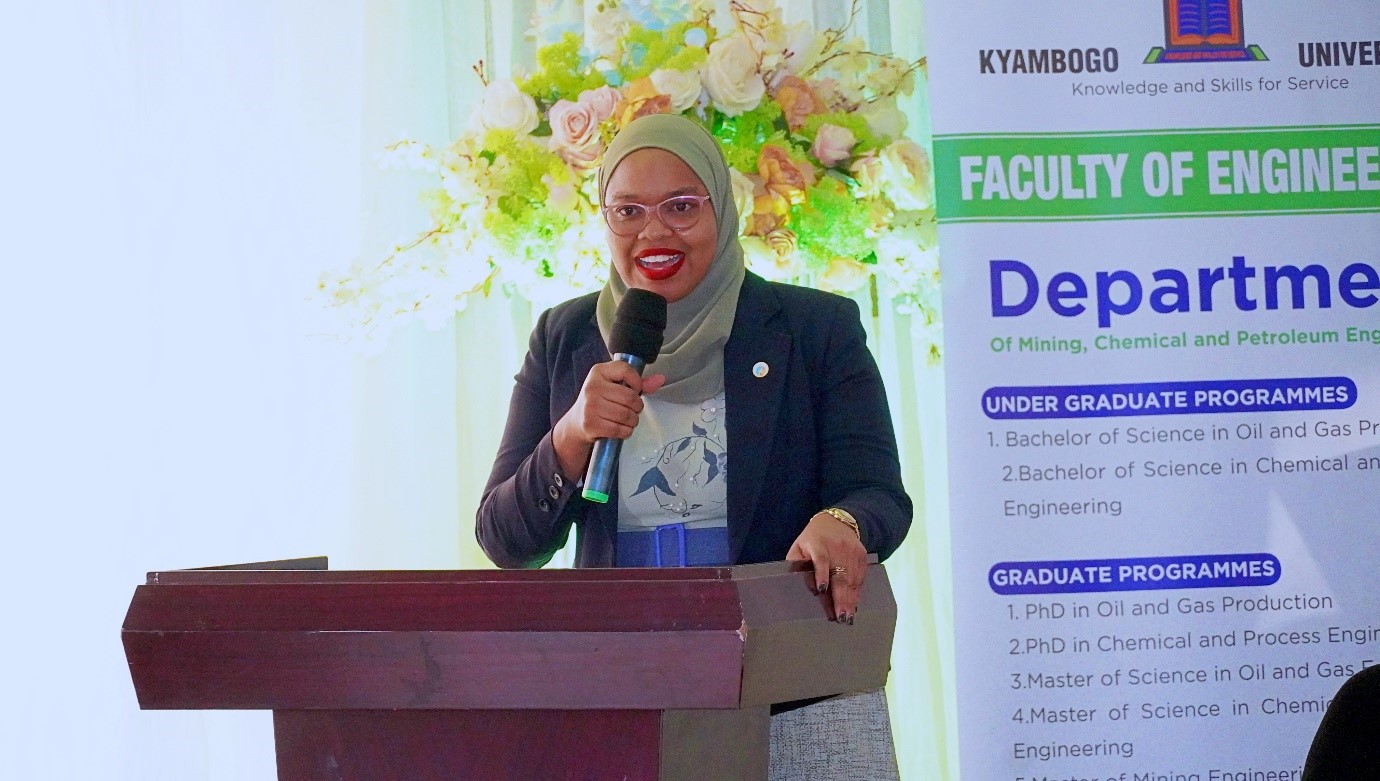 Ms. Haawa Bukenya, General Secretary- Women in Energy and Extractives Network (WEEN) and a lawyer with Uganda National Oil Company (UNOC)