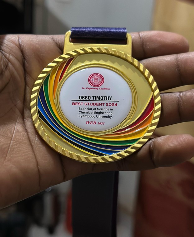 Gold medal award from ERB