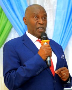 Prof. Eli Katunguka-Rwakishaya, the Vice Chancellor, addressing participants during the Internal Audit Awareness Workshop at Kyambogo University