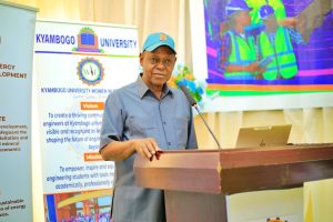 Prof. Kwesiga addressing conference participants