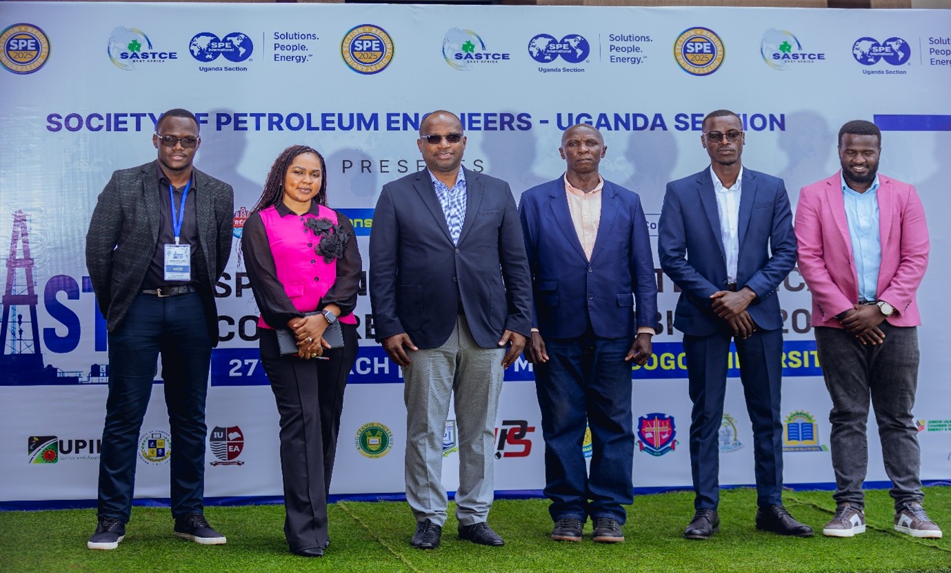 Team from SPE Uganda Chapter, Dr. William Wanasolo, SPE President