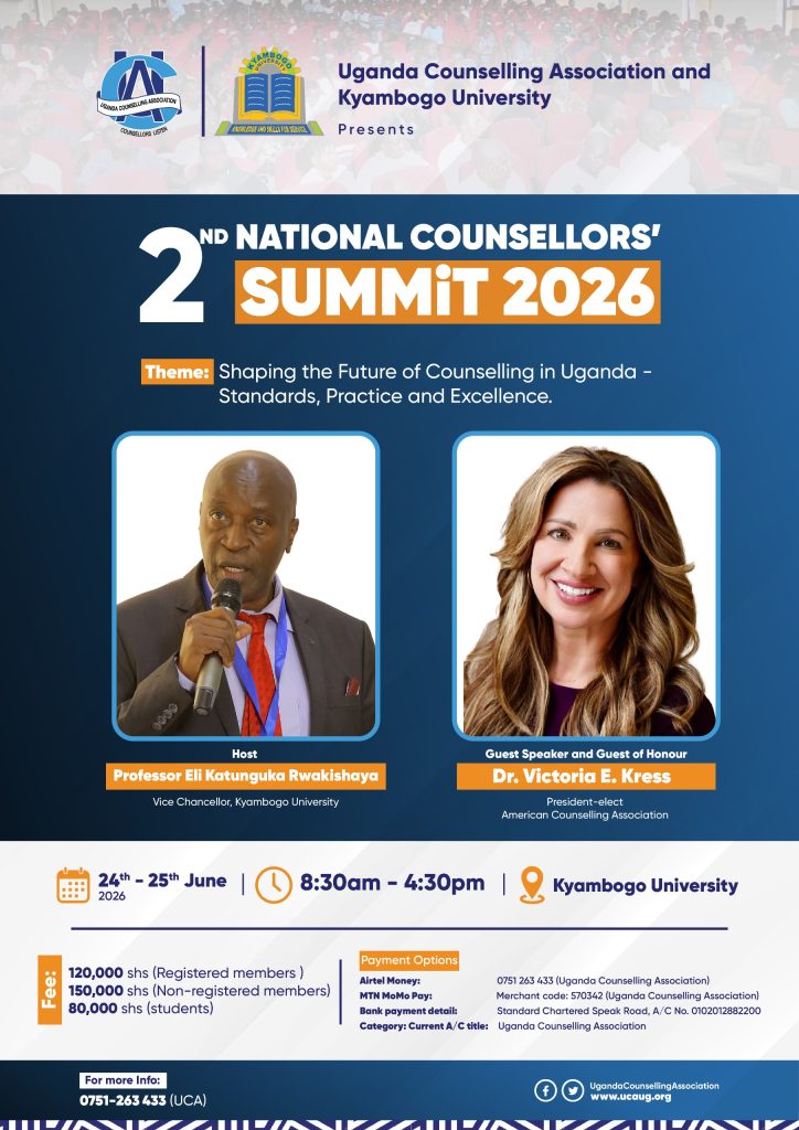 Shaping the Future of Counselling in Uganda: The 2nd National Counsellors’ Summit Comes to Kyambogo