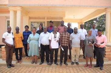 BIOGOLD researchers together with technical personnel of Namayingo district