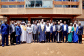 Sheikh Shaban Ramadhan Mubaje and his delegation, with the Deputy Vice Chancellor F&A Assoc. Prof. Kwetegyeka pose for a group photo with members of Top management and some staff members