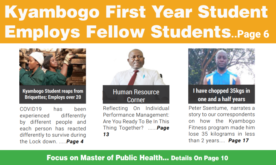 Kyambogo University July 2020 Newsletter - Download